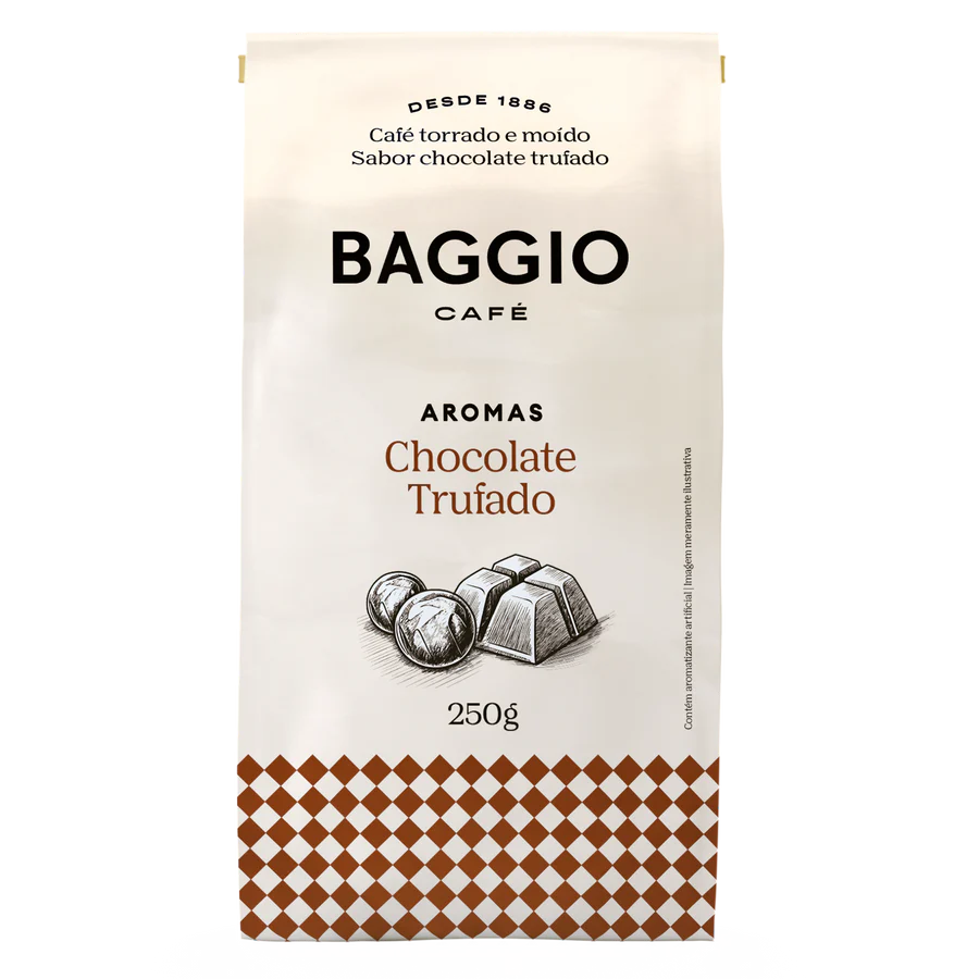Café Baggio Chocolate Trufado Torrado e Moído 250g