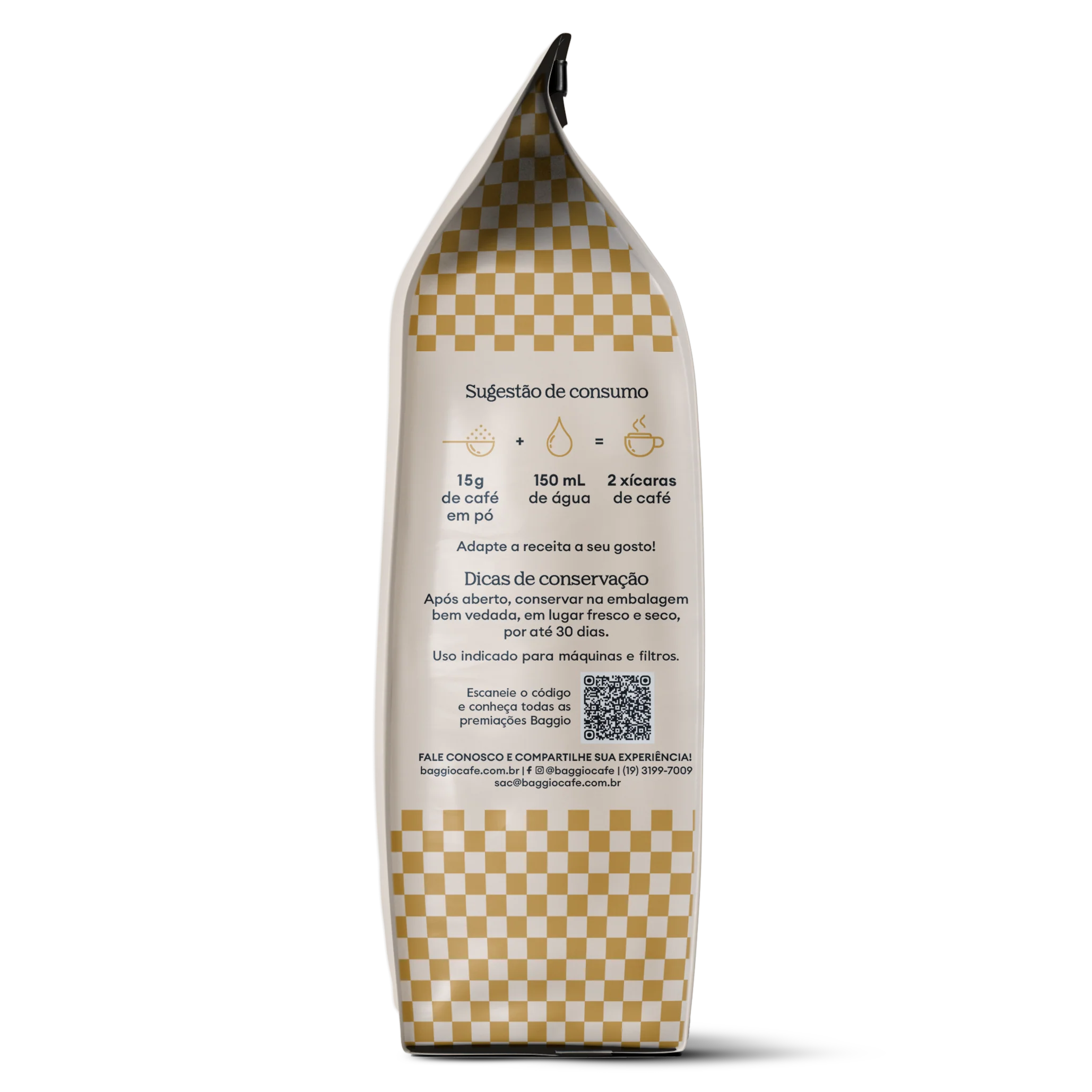 Café Torrado E Moído Caramelo Baggio Pacote 250g — foto 3